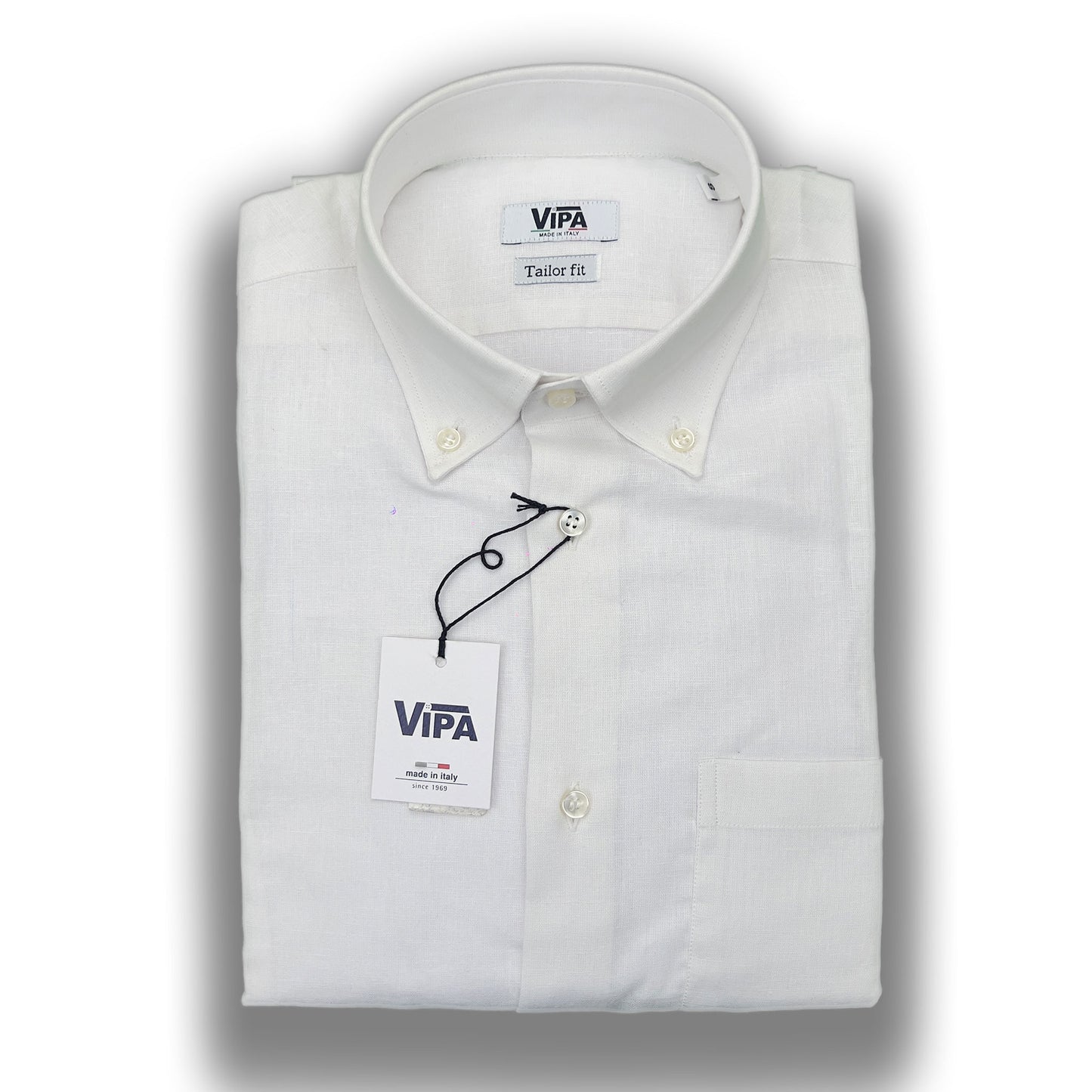 Camicia lino botton down VIPA