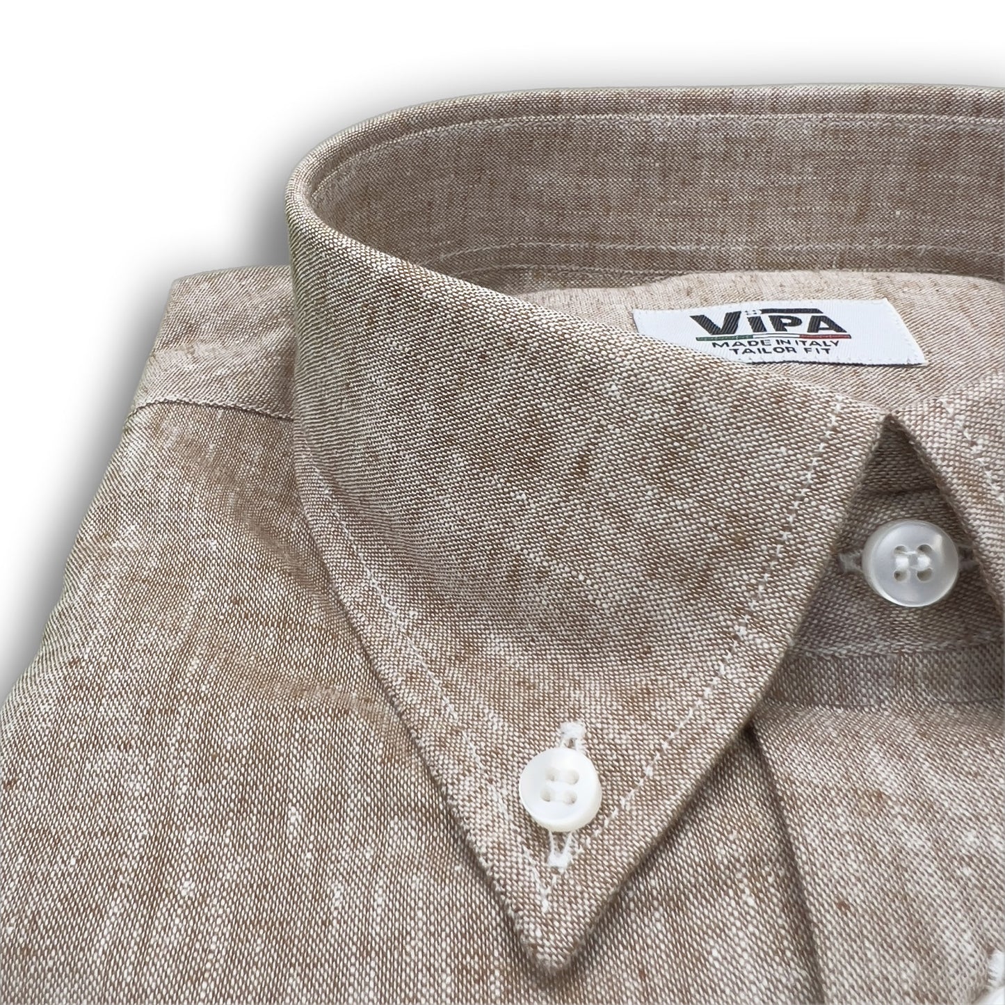 Camicia lino botton down VIPA