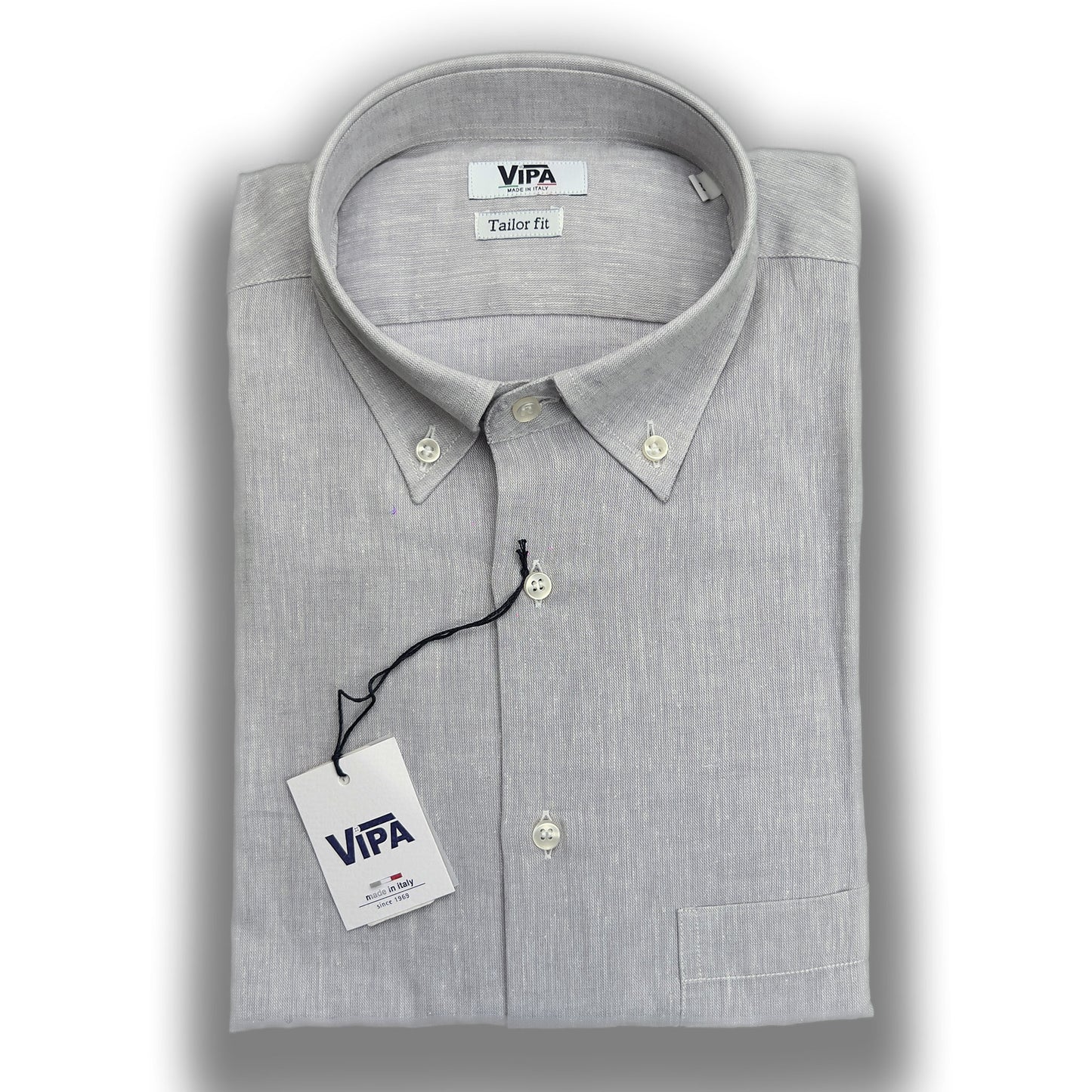 Camicia lino botton down VIPA