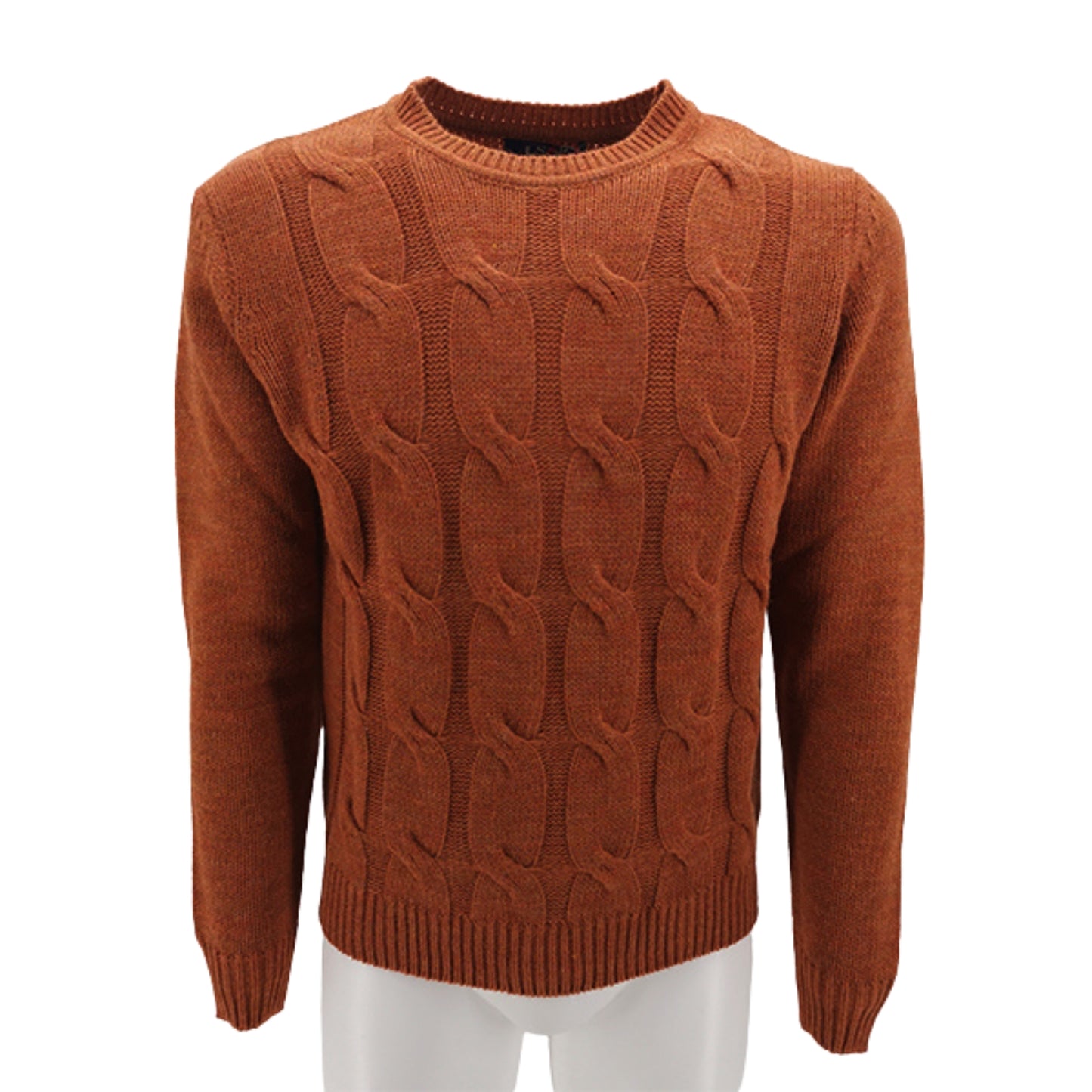 Maglia girocollo in trecce LSB
