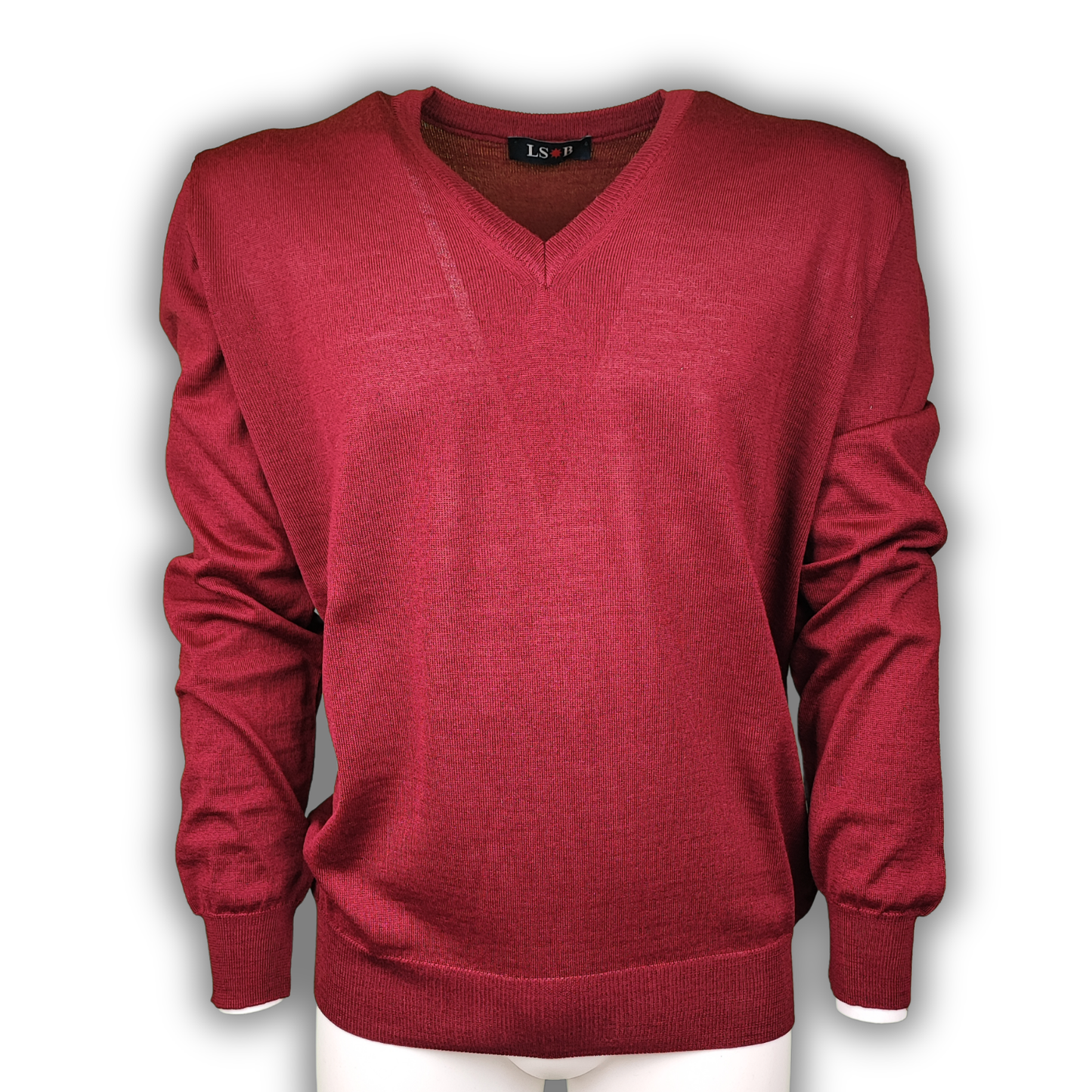 Maglia lana RegularFit collo a V LSB.