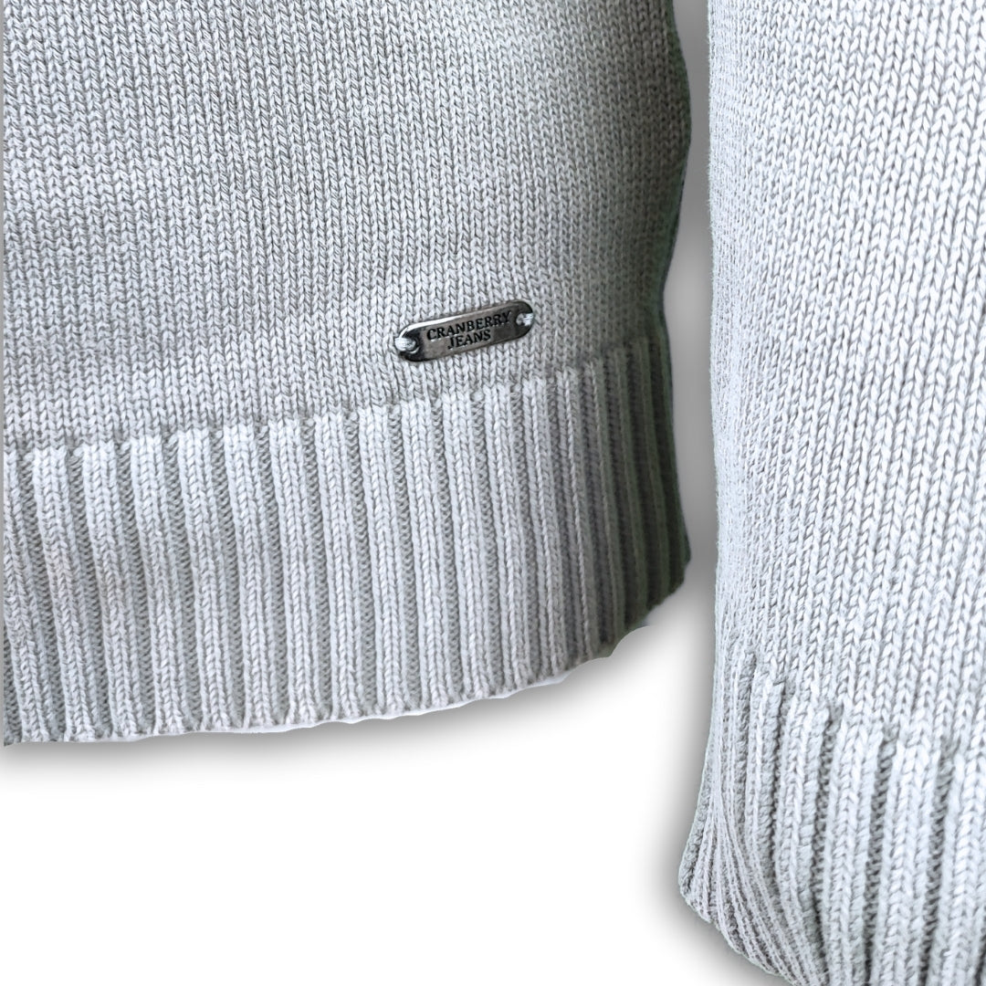 Maglia mezzo collo con bottoni CRANBERRY.