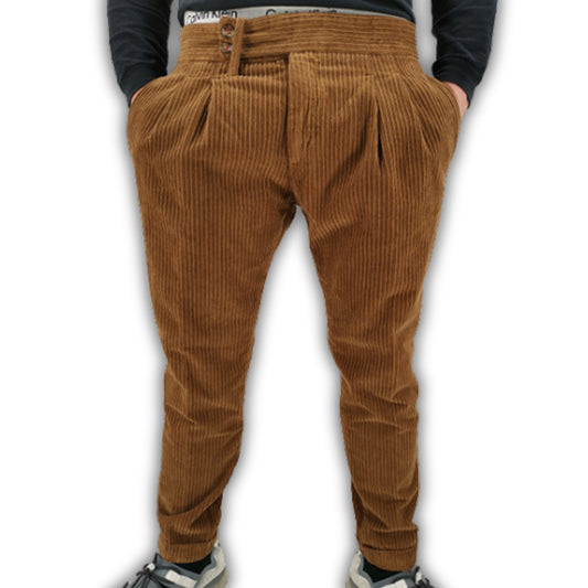 Pantalone velluto con pence STAKK&CO