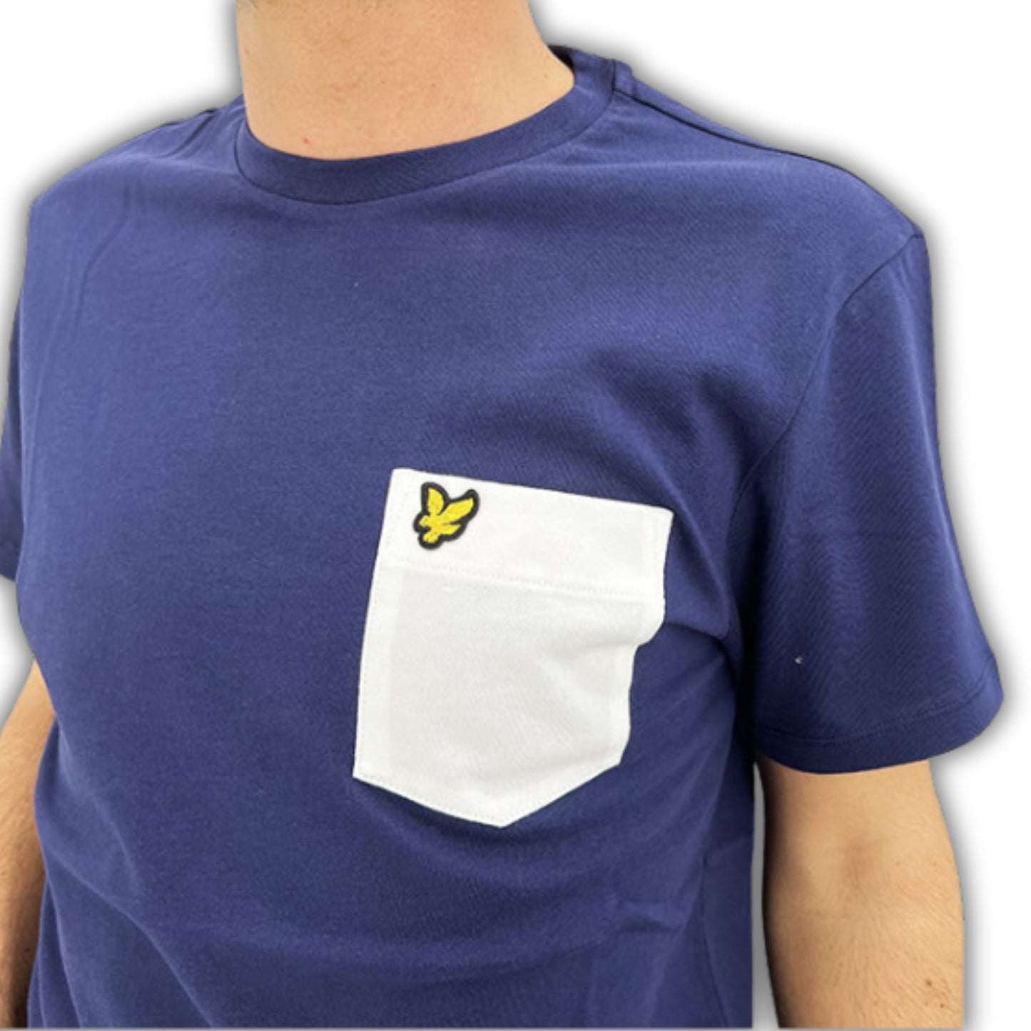 T-shirt contrast poket LYLE&SCOTT