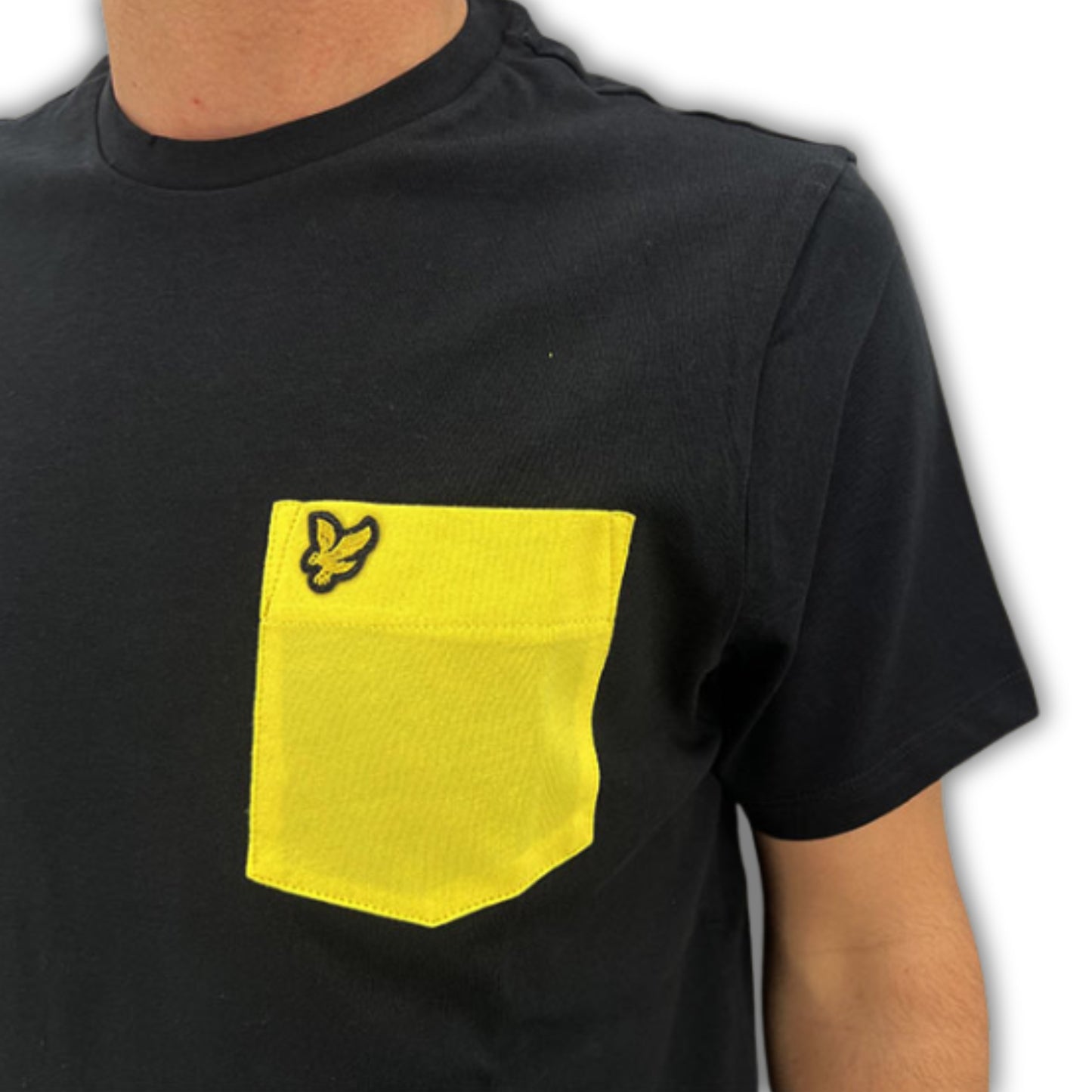 T-shirt contrast poket LYLE&SCOTT