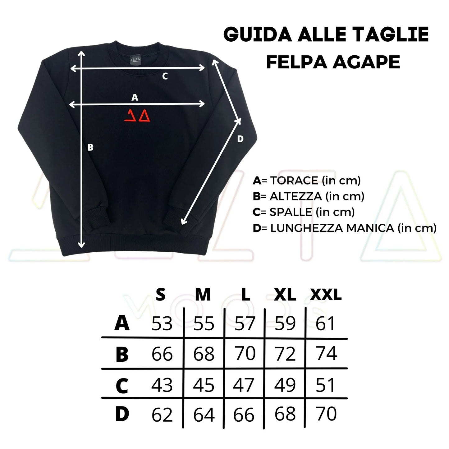 Felpa Agape N.L.