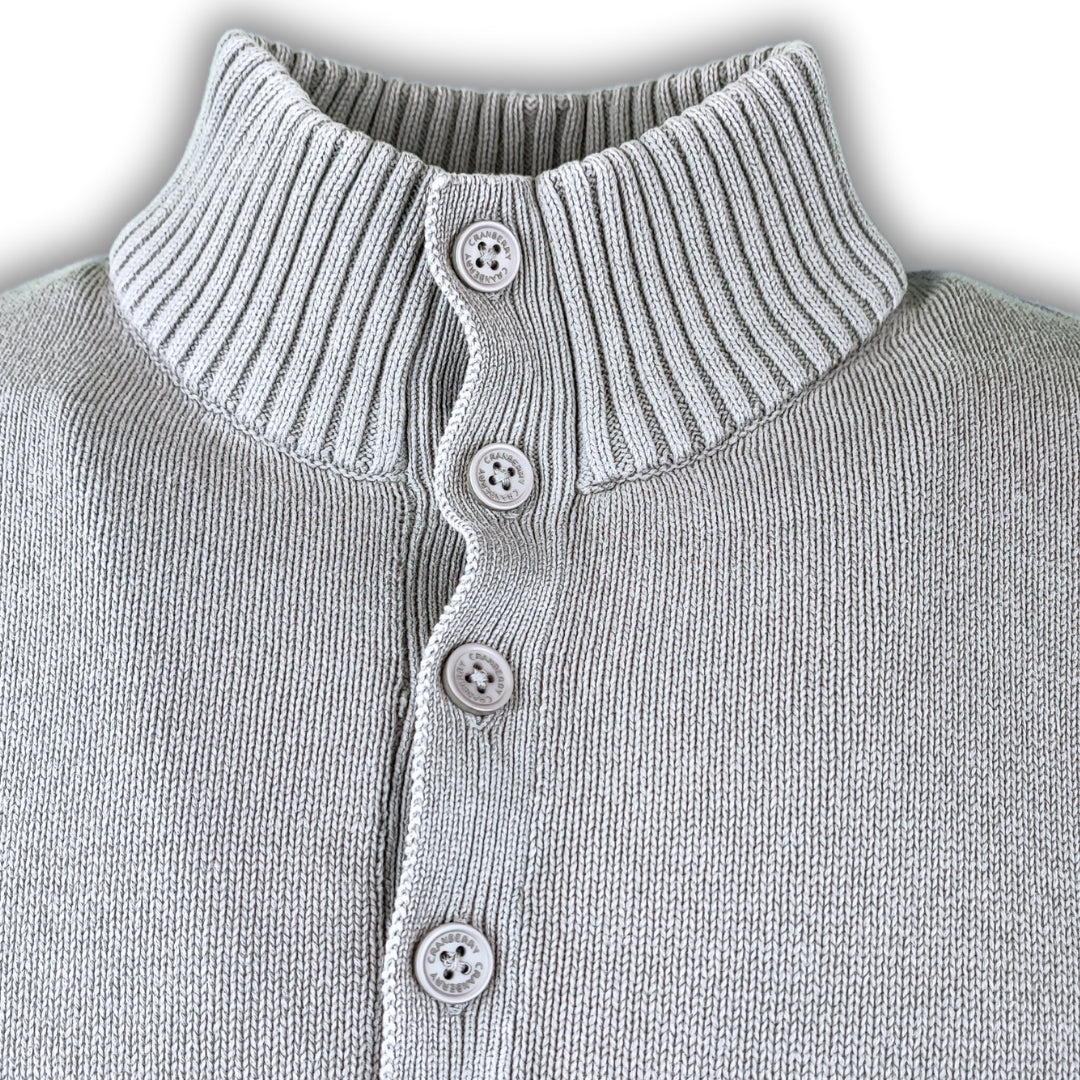 Maglia mezzo collo con bottoni CRANBERRY.