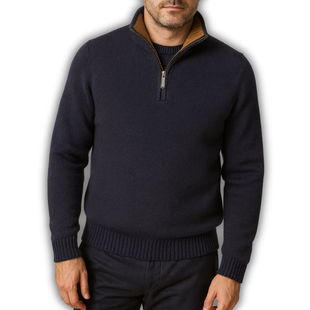 Maglia lupetto zip RE DEL MARE