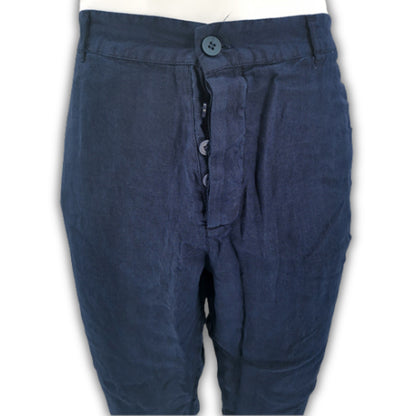 Pantalone di lino con striscia laterale ALWAYS JEANS