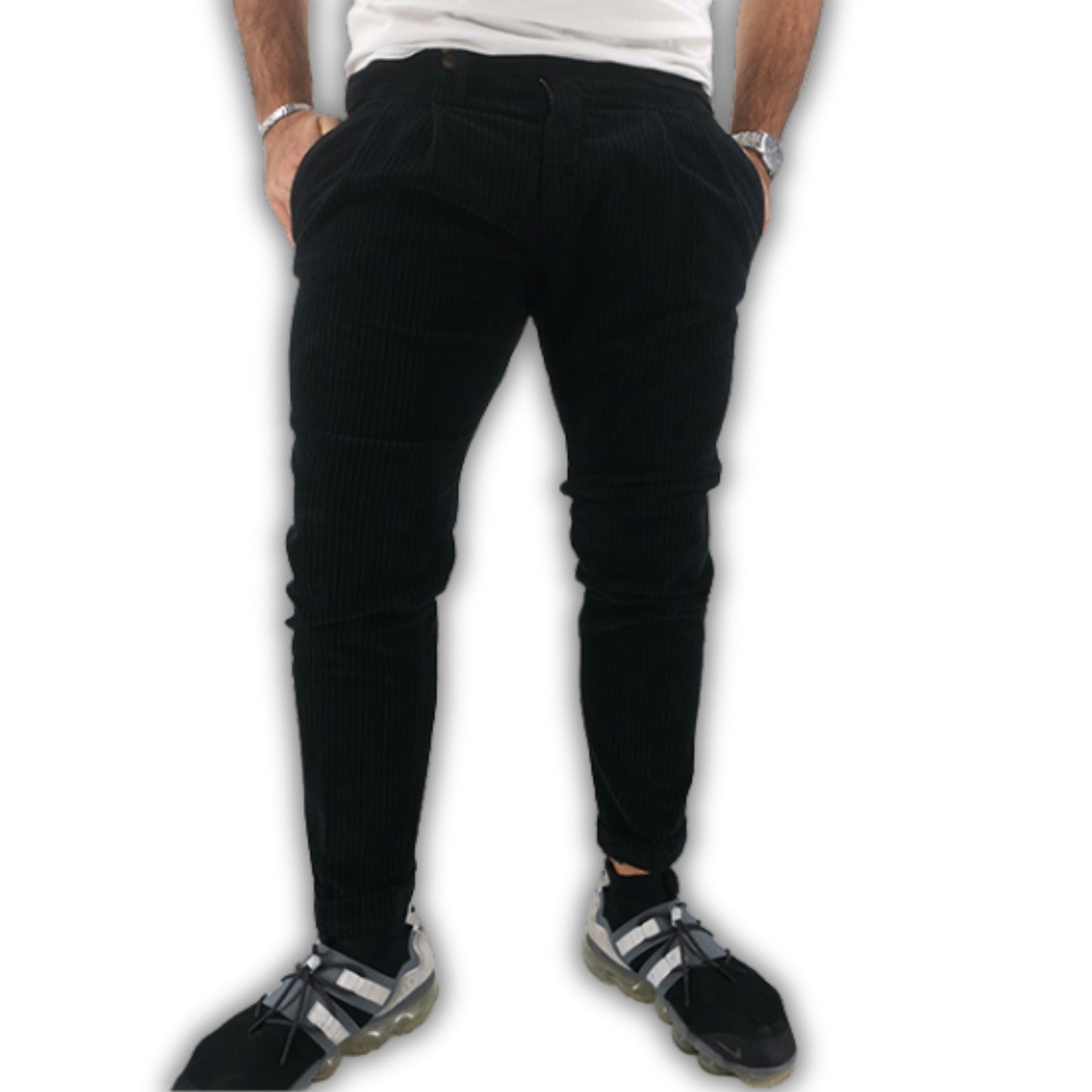 Pantalone velluto con pence STAKK&CO