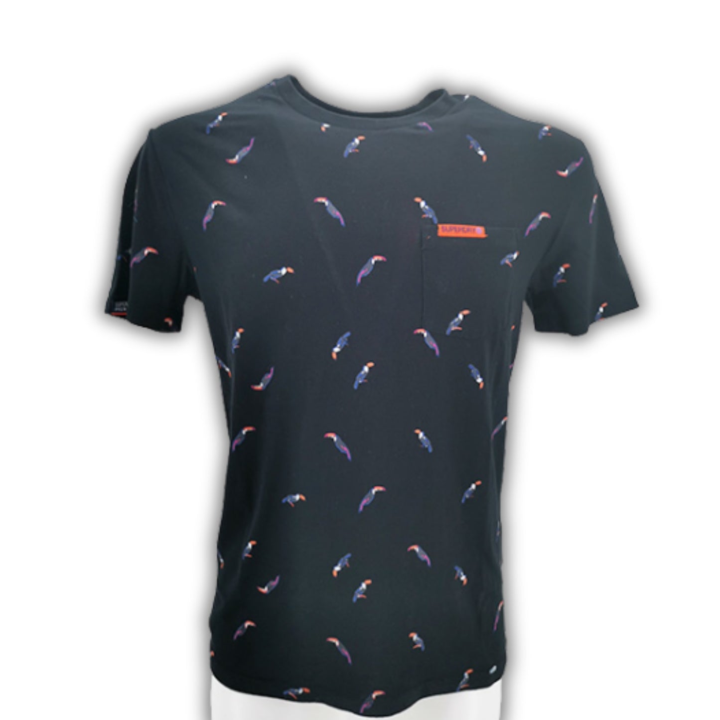 T-shirt con texture SUPERDRY